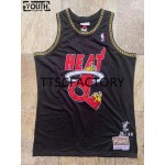 Maillot NBA Miami Heat ANOTHER 1 Retro Mitchellness Noir Swingman - Enfant